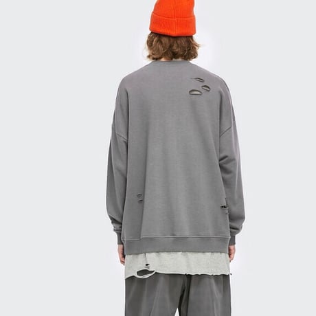 WOSS.official/layered Tee  Crewneck