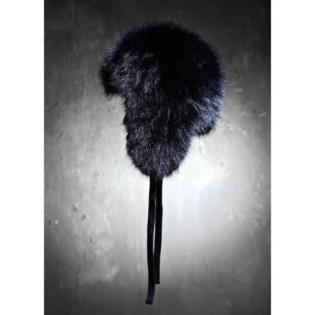 By The R/ Fur Hat BLACK