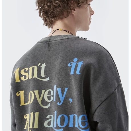 WOSS.official/Messege Crewneck Sweat
