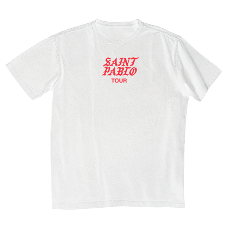 Saint PABLO Tour/official Tshirt ホワイト