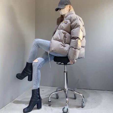 MISTER CHILD/smile Puffer Jacket "GREY"