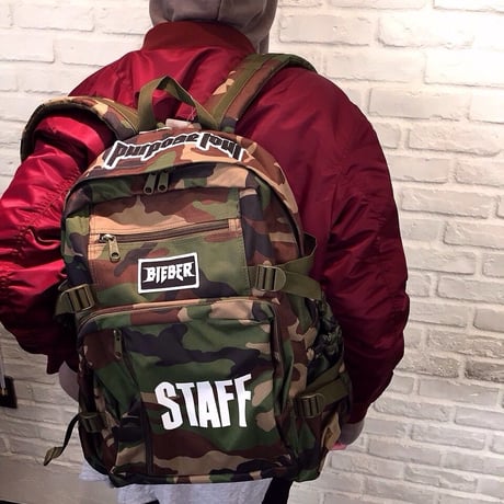Purpose tour/Justin bieber official CAMO BackPack