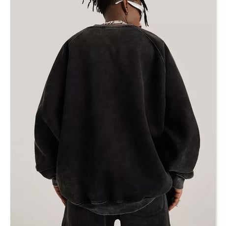Mismatch NYC/Washed oversized crewneck (SET UP)