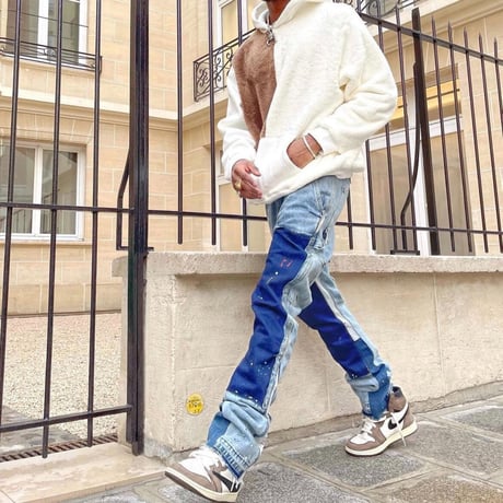 WOSS.official/Buggy  denim pants　"Blue "
