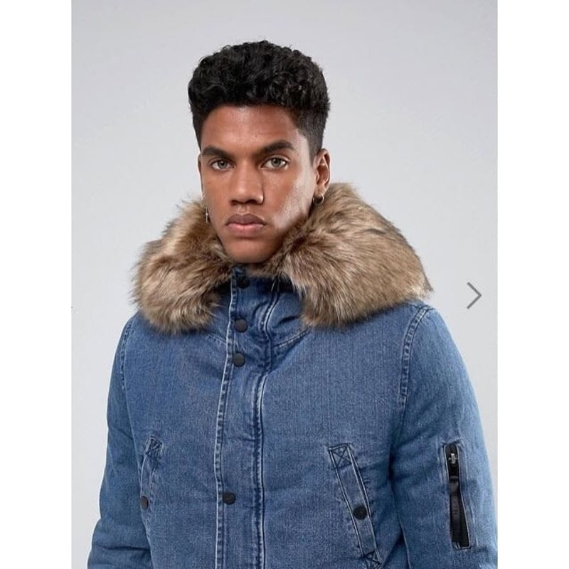 Sixth June/FUR モッズコート DENIM | BINGOSTAR ・ ビンゴスター Sixth June/FUR モッズコート DENIM | BINGOSTAR ・ ビンゴスター
