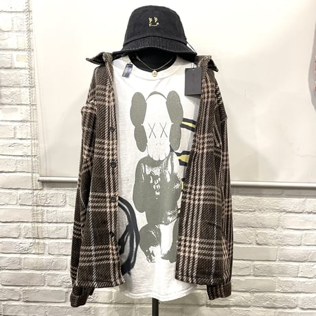 EPTM/Tweed Heavy Flannel shirt "BROWN"