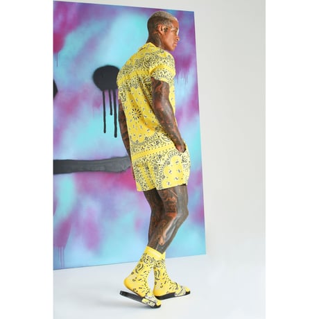 BOOHOO × Migos /BANDANA Set Up　YELLOW