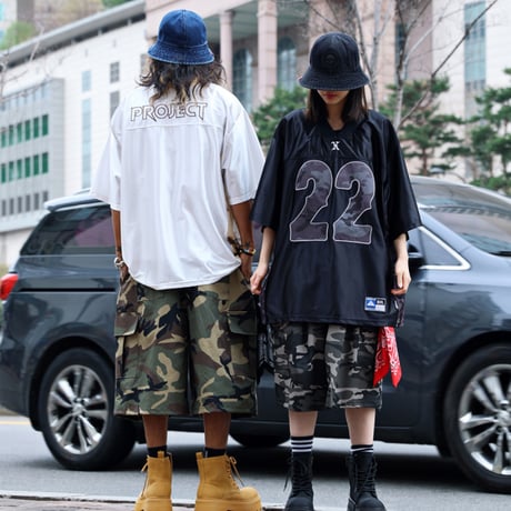 ByTheR/ Oversize GAME Shirts "WHITE/BLACK"