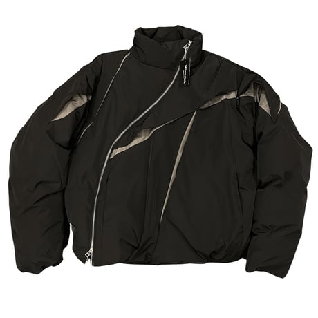 Mismatch NYC/Wzipup Puffer Jacket  BLACK