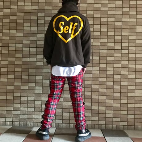 Petals and Peacocks/Love Hoodie BROWN