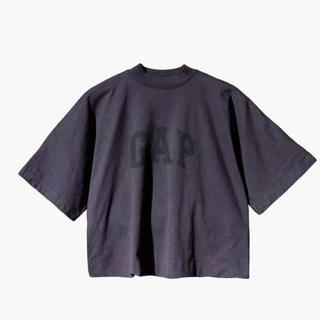 YEEZY GAP  by BALENCIAGA / CROP DOVE NO SEAM TEE "DARK GREY"