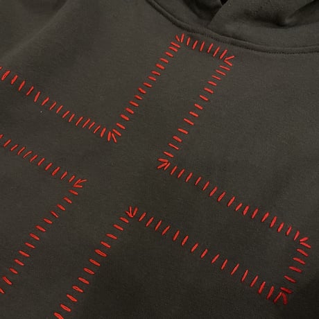 Mismatch NYC/ cross stitch hoodie