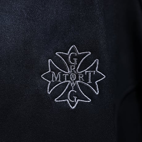 ByTheR/ Suede Short Zip Hoodie