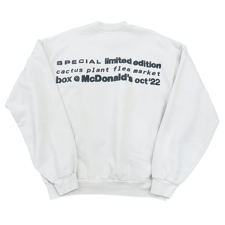 CPFM ×  McDonald's / buddy and friends crewneck GRAY