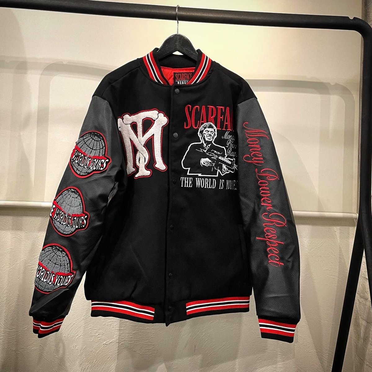 Reason Clothing Newyork /SCARFACE Wool Varsity Reason Clothing Newyork /SCARFACE Wool Varsity