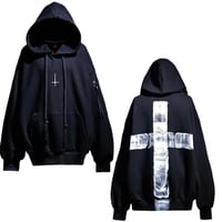 By The R/ Cross Paint Cotton Hoodie (SET UP)