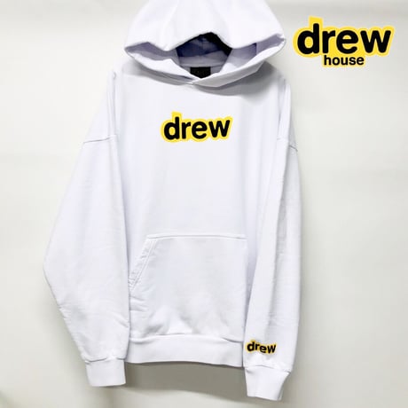 Drew House/LOGO  Hoodie  WHITE