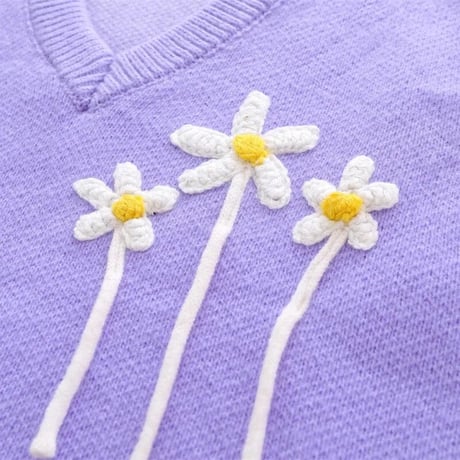 WOSS.official/Flower Knit  Vest