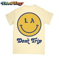 FREE&EASY/Be Happy Smile Tee WASH YELLOW