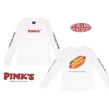 Petals and Peacocks × PINKS  /Long Sleeve Tshirts