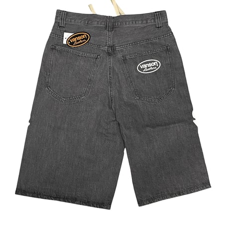 VANSON / Skalton Bones Denim Shorts "BLACK"
