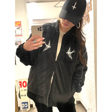 SAINT PAIN/velours Souvenir Jacket