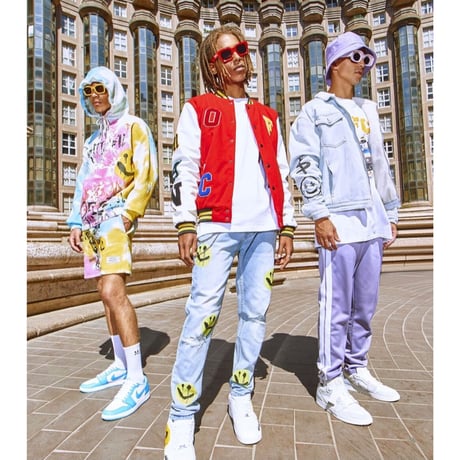 BOOHOO /smile paint denim