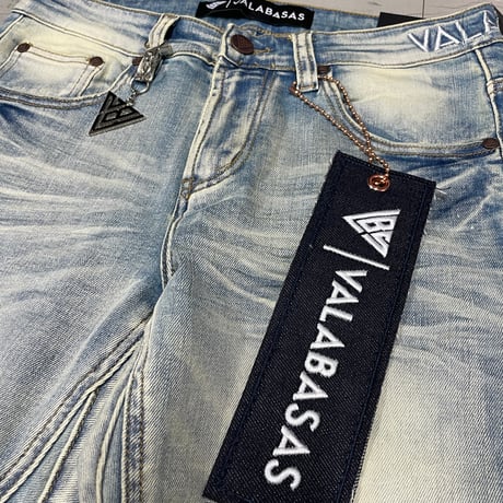VALABASAS / Mr Stacked Denim  "Wash Blue"