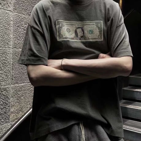 EPIDE/ Dollar Simpsons hommage tee  (Wash BLACK)