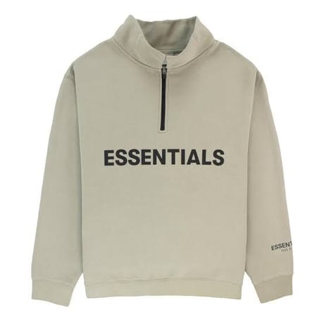 FOG Essentials/HALF ZIP pullover "MOSS"