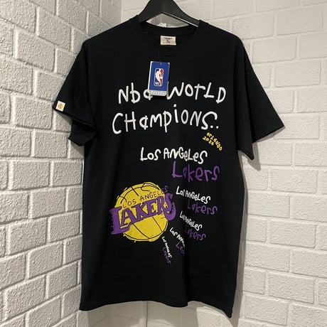 NBA × After School Special/LAKERS Tshirts "BLACK"