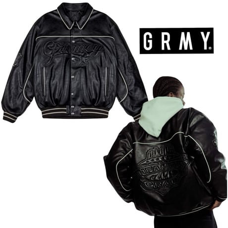 GRMY/MADRID PU LEATHER JACKET "BLACK"