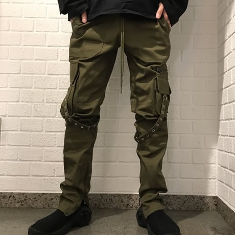 EPTM/Strap  Cargo Pants　BLACK/OLIVE