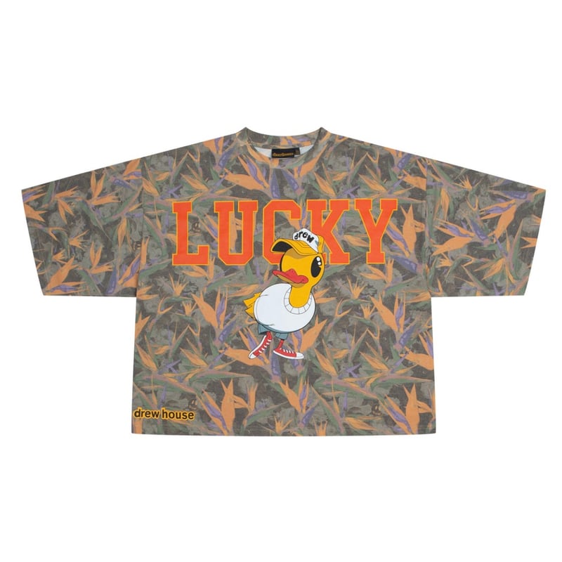 Drew House/Drew CAMO Lucky Boxy Tee | BINGOSTAR