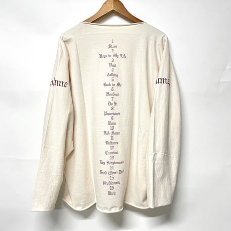 YEEZY / VALTURES ALBUM LongSleeve Tee "CREAM"