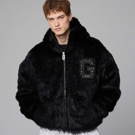 GRMY/ FUR HOODED JACKET