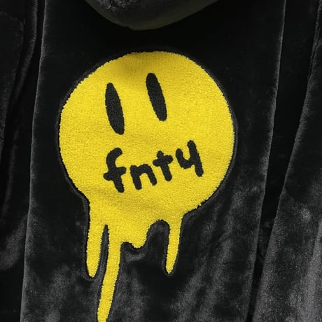 FNTY/FUR Hoodie Jacket BLACK