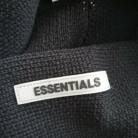 ESSENTIALS  fear of god /Knit Hoodie "BLACK"
