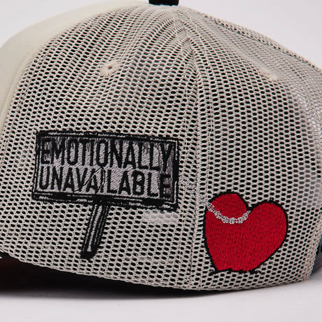 TOXICITY X DSMSD/ TROUBLE IN PARADISE TRUCKER HAT (CREAM)