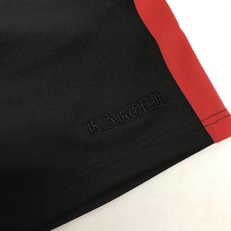 Karter Collection/shorts BLACK ×RED