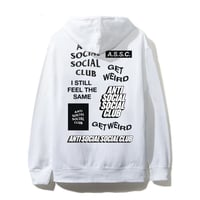Anti Social Social Club/SS新作 Logo Hoodie WHITE