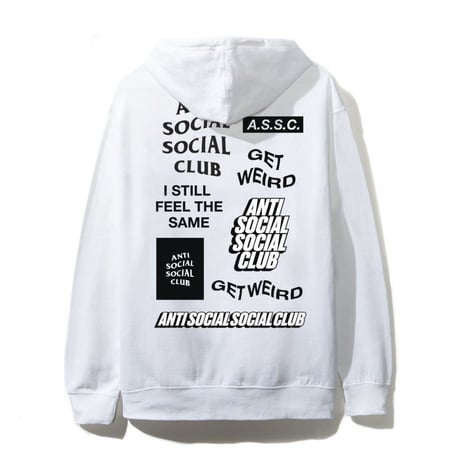 Anti Social Social Club/SS新作 Logo Hoodie WHITE