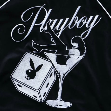 Playboy/Velours Track Jacket
