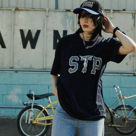 SAINT PAIN/STP LOGO Tee BLACK
