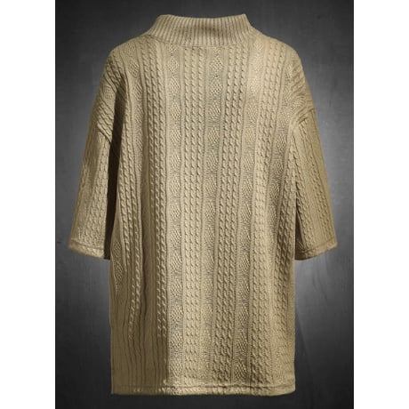 By The R/ Summer Knit Vneck SET UP "BEIGE"