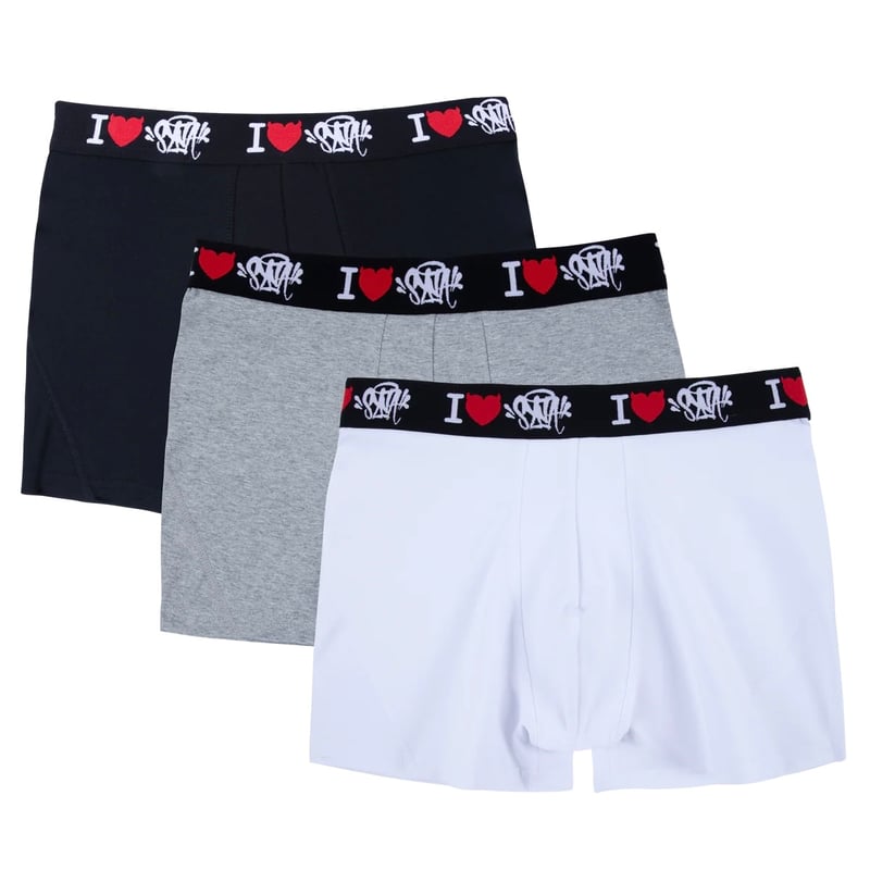 下着・アンダーウェア Synaworld I HEART SYNA 3 PACK BOXER XS SYNA WORLD / I♡Syna underwear (3pcs Sets) | BIN