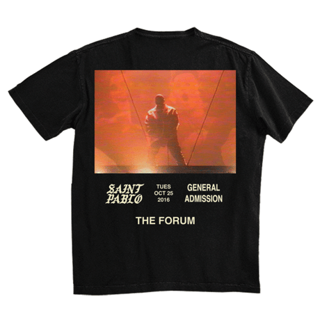 Saint Pablo Tour/Official Tour Tshirt