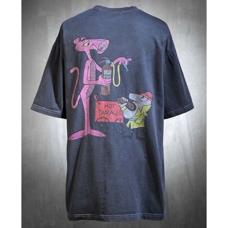 By The R/Pink Panther Tshirts (Wash Black)