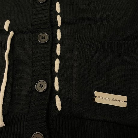 Mismatch NYC/ Braid Knit cardigan