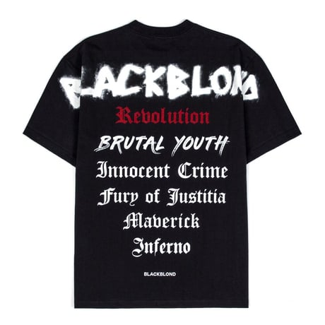 BLACK BLOND/History Pigment Tshirts " BLACK"